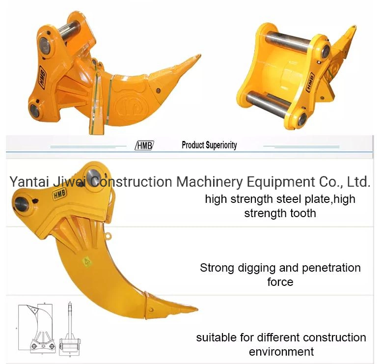 Excavator Attachments Root Ripper Shank