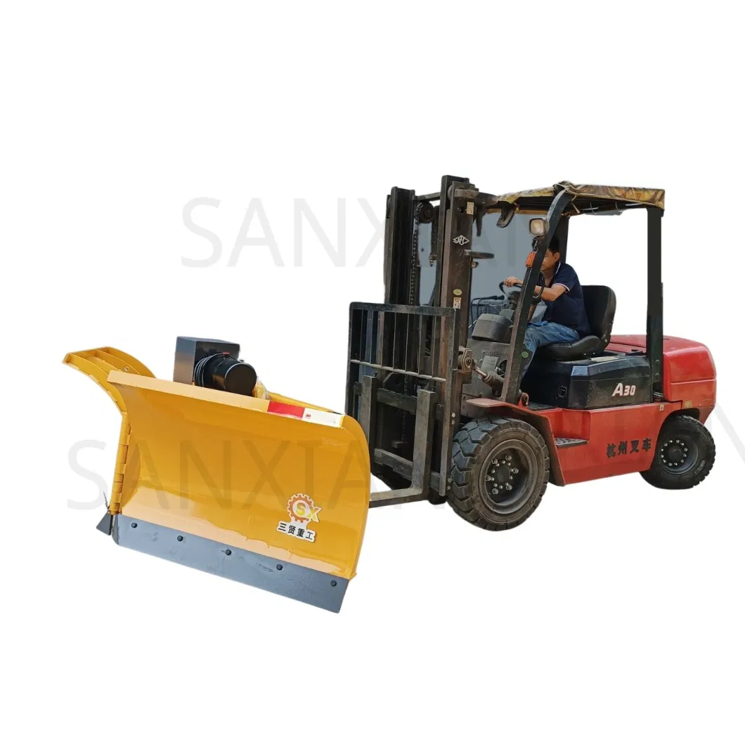 High Quality Width Tractor Front End Loader Attached V Type Snow Blade for Sale