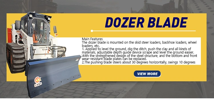 Skid Steer Loader Attachment Dozer Blade for Sale