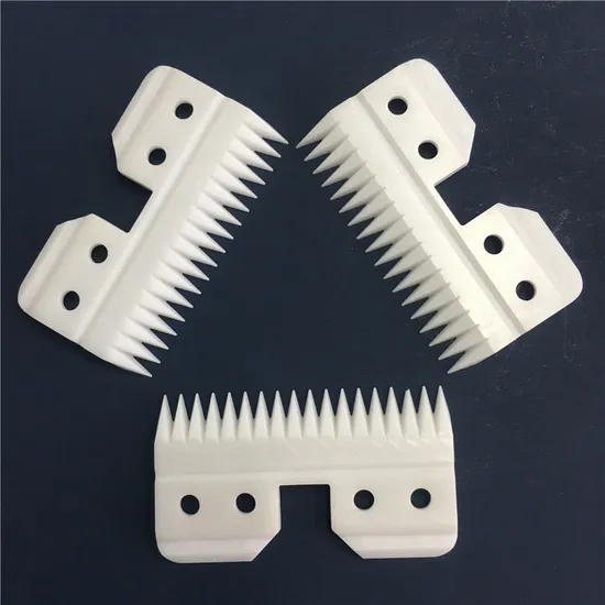 Wear Resistance Zro2 Clipper Zirconia Ceramic Cutting Hair Blade with Plastic Box 