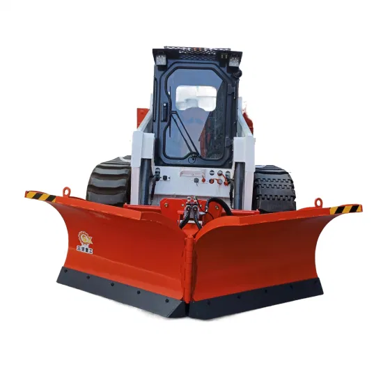 High Quality Width Tractor Front End Loader Attached V Type Snow Blade for Sale