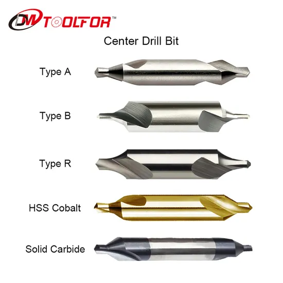 High Speed Steel Double End Durable Metal Drilling Center Drill Bit for Sale 