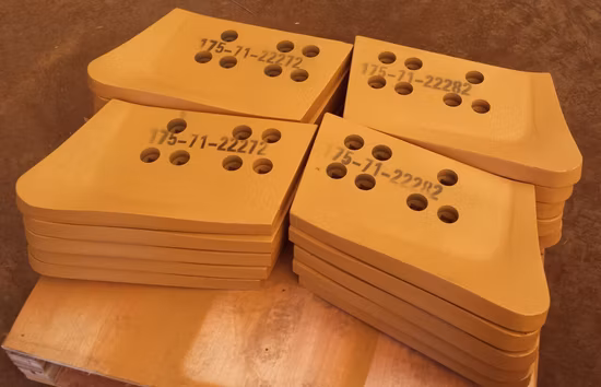 Motor Grader Blade Cutting Edge End Bit 6D1904 13*235*462 Hm500 Grader End Bit