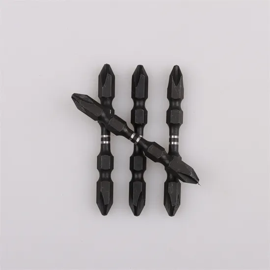 1/4′′ pH2 Hex Magnetic Screwdriver Bits Length 65mm Double End Bit Pz2 Power Screw Driver Bits 