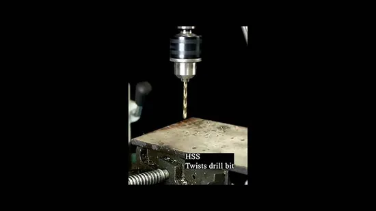 3.2mm HSS Co M35 Double End Twist Drill Bit for Metal Drilling 